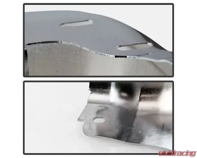 Xtune Chrome Left Styleside Rear Bumper End Cap w/o Sensor Hole Ford F150 2009-2014 - RB-FF15009-BE-L