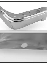 Xtune Chrome Left Styleside Rear Bumper End Cap w/ Sensor Hole Ford F150 2009-2014                                     - RB-FF15009-BEWS-L - Image 4