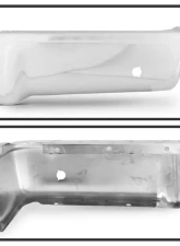 Xtune Chrome Right Styleside Rear Bumper End Cap w/ Sensor Hole Ford F150 2009-2014                                     - RB-FF15009-BEWS-R - Image 2