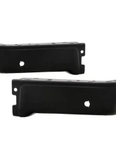 Xtune Black Left and Right Styleside Rear Bumper End Cap w/ Sensor Hole Ford F150 2009-2014                                     - RB-FF15009-BEWS-SET-BK - Image 4