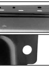 Xtune Black Left and Right Styleside Rear Bumper End Cap w/ Sensor Hole Ford F150 2009-2014                                     - RB-FF15009-BEWS-SET-BK - Image 3