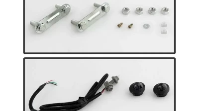 Xtune Chrome Styleside Standard Bed w/o Parking Sensor Holes & Hitch Rear Bumper Assembly Ford F150 2009-2014                                     - RB-FF15009-SET-C - Image 5