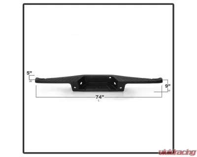 Xtune Rear Bumper Top Step Pad Ford F150 2009-2014 - RB-FF15009-SP