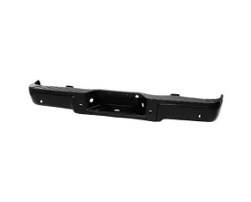 Xtune Black Styleside Standard Bed w/ Parking Sensor Holes w/o Hitch Rear Bumper Assembly Ford F150 2009-2014