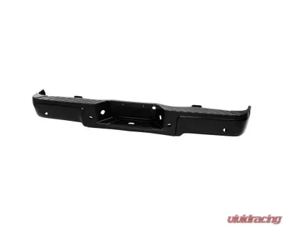 Xtune Black Styleside Standard Bed w/ Parking Sensor Holes w/o Hitch Rear Bumper Assembly Ford F150 2009-2014 - RB-FF15009-WS-SET-BK