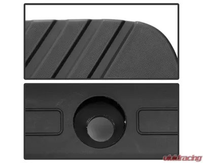 Xtune Black Styleside Standard Bed w/ Parking Sensor Holes w/o Hitch Rear Bumper Assembly Ford F150 2009-2014 - RB-FF15009-WS-SET-BK