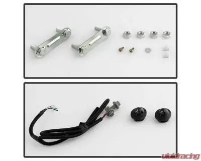 Xtune Black Styleside Standard Bed w/ Parking Sensor Holes w/o Hitch Rear Bumper Assembly Ford F150 2009-2014 - RB-FF15009-WS-SET-BK