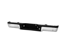 Xtune Chrome Styleside Standard Bed w/ Parking Sensor Holes w/o Hitch Rear Bumper Assembly Ford F150 2009-2014
