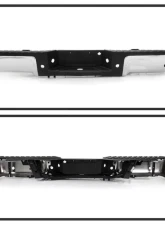 Xtune Chrome Styleside Standard Bed w/ Parking Sensor Holes w/o Hitch Rear Bumper Assembly Ford F150 2009-2014                                     - RB-FF15009-WS-SET-C - Image 2