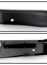 Xtune Black Left Styleside Rear Bumper End Cap w/ Sensor Hole Ford F150 2015-2018                                     - RB-FF15015-BEWS-BK-L - Image 2
