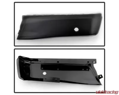 Xtune Black Right Styleside Rear Bumper End Cap w/ Sensor Hole Ford F150 2015-2018 - RB-FF15015-BEWS-BK-R
