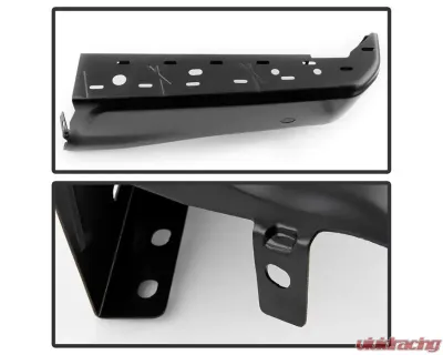 Xtune Black Right Styleside Rear Bumper End Cap w/ Sensor Hole Ford F150 2015-2018 - RB-FF15015-BEWS-BK-R