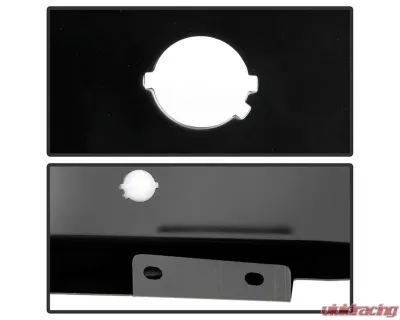 Xtune Black Right Styleside Rear Bumper End Cap w/ Sensor Hole Ford F150 2015-2018 - RB-FF15015-BEWS-BK-R