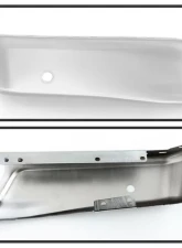 Xtune Chrome Left Styleside Rear Bumper End Cap w/ Sensor Hole Ford F150 2015-2018                                     - RB-FF15015-BEWS-L - Image 2