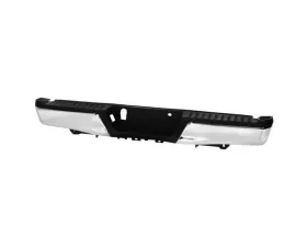Xtune Chrome Styleside w/o Parking Sensor Holes & Hitch Rear Bumper Assembly Ford F150 2015-2019