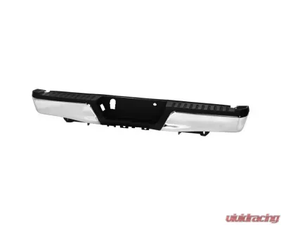 Xtune Chrome Styleside w/o Parking Sensor Holes & Hitch Rear Bumper Assembly Ford F150 2015-2019 - RB-FF15015-SET-C