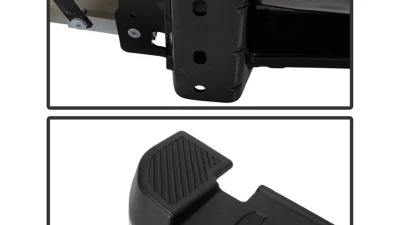 Xtune Chrome Styleside w/o Parking Sensor Holes & Hitch Rear Bumper Assembly Ford F150 2015-2019                                     - RB-FF15015-SET-C - Image 4