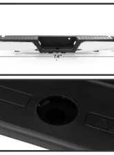Xtune Chrome Styleside w/o Parking Sensor Holes & Hitch Rear Bumper Assembly Ford F150 2015-2019                                     - RB-FF15015-SET-C - Image 6