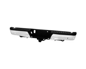 Xtune Chrome Styleside w/ Parking Sensor Holes & Hitch Rear Bumper Assembly Ford F150 2015-2019