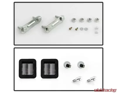 Xtune Chrome Styleside w/ Parking Sensor Holes & Hitch Rear Bumper Assembly Ford F150 2015-2019 - RB-FF15015-WS-TP-SET-C