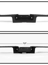 Xtune Rear Bumper Top Step Pad w/o Parking Sensor Ford F250 | F350 | F450 2008-2012                                     - RB-FF25008-SP - Image 2