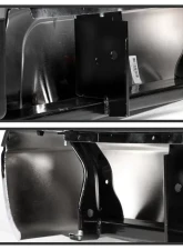 Xtune Chrome OEM Style Steel Rear Bumper w/Black Rear Pad w/o Parking Sensor w/License Lamp Ford F250 | F350 | F450 2008-2012                                     - RB-FF25008-WS-SET-C - Image 4