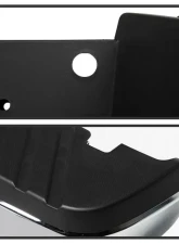 Xtune Chrome OEM Style Steel Rear Bumper w/Black Rear Pad w/o Parking Sensor w/License Lamp Ford F250 | F350 | F450 2008-2012                                     - RB-FF25008-WS-SET-C - Image 6