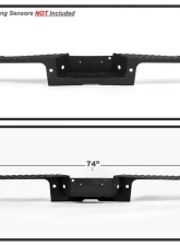 Xtune Rear Bumper Step Pad w/ Parking Sensor Ford F250 | F350 | F450 2008-2012                                     - RB-FF25008-WS-SP - Image 2