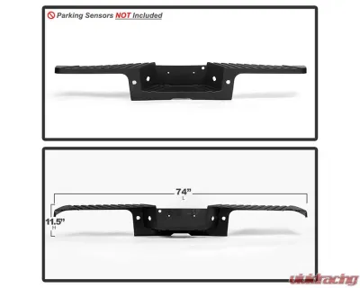 Xtune Rear Bumper Step Pad w/ Parking Sensor Ford F250 | F350 | F450 2008-2012 - RB-FF25008-WS-SP