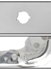Xtune Chrome Left Rear Bumper End Cap w/ Sensor Hole Ford F250 | F350 2017-2019                                     - RB-FF25017-BEWS-L - Image 4