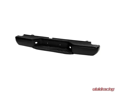 Xtune Black Rear Steel Bumper Face Bar Assembly Nissan Frontier 2005-2019 - RB-NF05-SET-BK