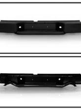 Xtune Black Rear Steel Bumper Face Bar Assembly Nissan Frontier 2005-2019                                     - RB-NF05-SET-BK - Image 3
