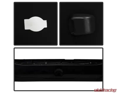 Xtune Black Rear Steel Bumper Face Bar Assembly Nissan Frontier 2005-2019 - RB-NF05-SET-BK