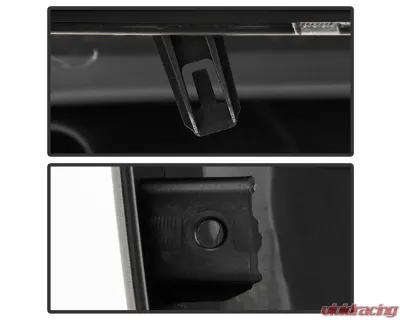 Xtune Black Right Rear Bumper End w/o Parking Assist Toyota Tacoma 2016-2020 - RB-TT16-BE-BK-R
