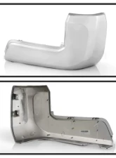 Xtune Chrome Right Rear Bumper End w/o Parking Assist Toyota Tacoma 2016-2020                                     - RB-TT16-BE-R - Image 2
