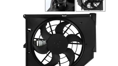 Xtune Radiator Fan BMW 3 Series E46 4Dr 1999-2006                                     - RF-BM-621-199 - Image 5