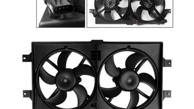 Xtune Radiator Fan Chrysler 300M | Dodge Intrepid 1998-2004                                     - RF-CH-674-367 - Image 5