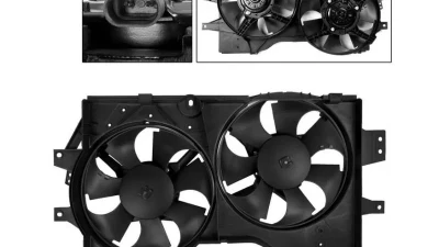 Xtune Radiator Fan Chrysler Town & Country | Dodge Caravan 1996-2000                                     - RF-DG-620-003 - Image 5