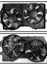 Xtune Radiator Fan Chrysler Town & Country | Dodge Caravan 1996-2000                                     - RF-DG-620-003 - Image 2
