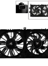 Xtune Radiator Fan Buick LaCrosse | Chevrolet Impala | Monte Carlo 2005-2011                                     - RF-GM3115187 - Image 6