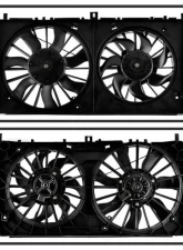 Xtune Radiator Fan Buick LaCrosse | Chevrolet Impala | Monte Carlo 2005-2011                                     - RF-GM3115187 - Image 2