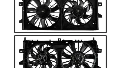 Xtune Radiator Fan Buick LaCrosse | Chevrolet Impala | Monte Carlo 2005-2011                                     - RF-GM3115187 - Image 2