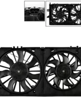 Xtune Radiator Fan Chevrolet Impala | Monte Carlo | Pontiac Grand Prix 2005-2016                                     - RF-GM3115188 - Image 6