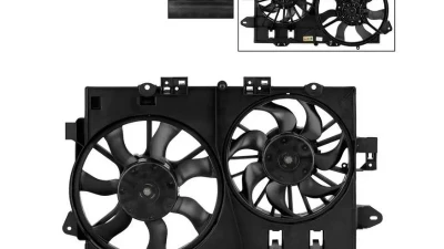 Xtune Radiator Fan Chevrolet Equinox | Pontiac Torrent 2006-2008                                     - RF-GM3115204 - Image 6