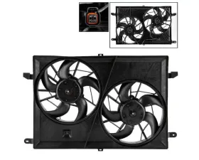 Xtune Radiator Fan Buick Enclave | Chevrolet Traverse | GMC Acadia | Saturn Outlook 2007-2017