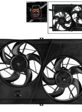 Xtune Radiator Fan Buick Enclave | Chevrolet Traverse | GMC Acadia | Saturn Outlook 2007-2017                                     - RF-GM3115219 - Image 5