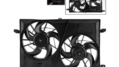 Xtune Radiator Fan Buick Enclave | Chevrolet Traverse | GMC Acadia | Saturn Outlook 2007-2017                                     - RF-GM3115219 - Image 5