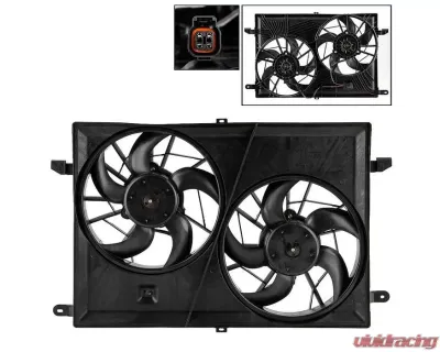 Xtune Radiator Fan Buick Enclave | Chevrolet Traverse | GMC Acadia | Saturn Outlook 2007-2017 - RF-GM3115219