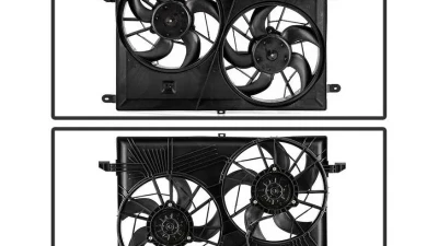Xtune Radiator Fan Buick Enclave | Chevrolet Traverse | GMC Acadia | Saturn Outlook 2007-2017                                     - RF-GM3115219 - Image 2