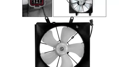 Xtune Radiator Fan Honda Civic 2/4Dr 2002-2005                                     - RF-HD-620-219 - Image 4
